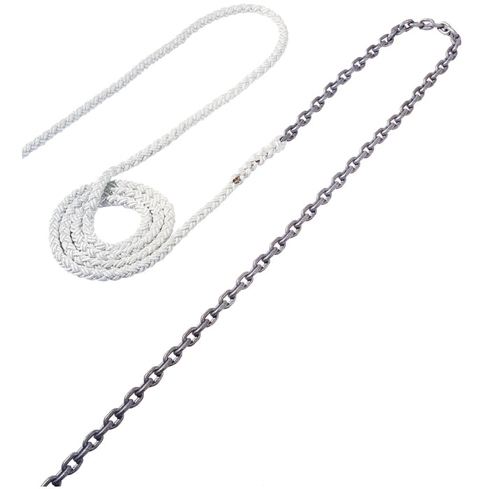 Maxwell Anchor Rode - 30'-5/16" Chain to 150'-5/8" Nylon Brait