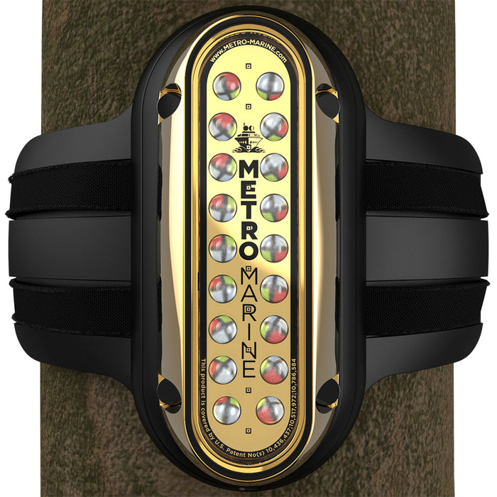 Metro Marine High-Output Vertical Piling Mount Light w/Intelligent Full Spectrum LED's - RGBW, 45 Beam