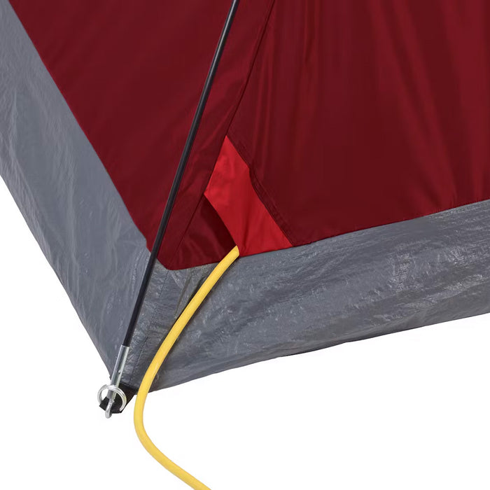 Coleman 4-Person Flatwoods II Lightweight Dome Camping Tent - Red