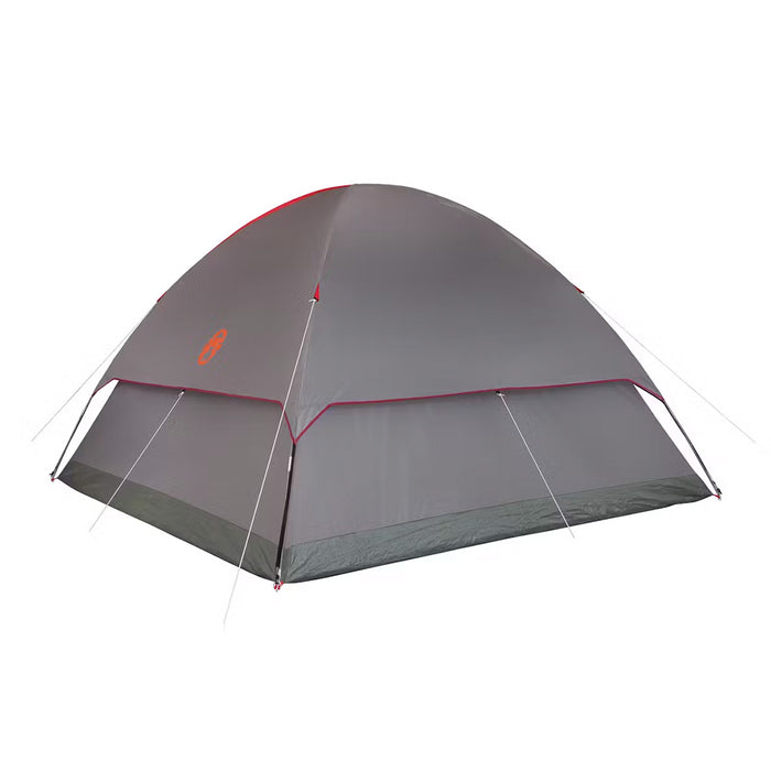 Coleman 6-Person Flatwoods II Lightweight Dome Camping Tent - Red
