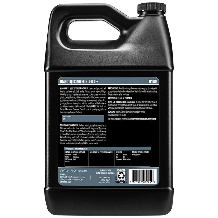 Meguiar's Quik Interior Detailer - 1 Gallon