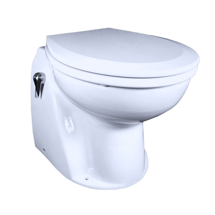 Raritan Atlantes Freedom w/Vortex-Vac - Household Style - White - Remote Intake Pump - Smart Toilet Control - 12v