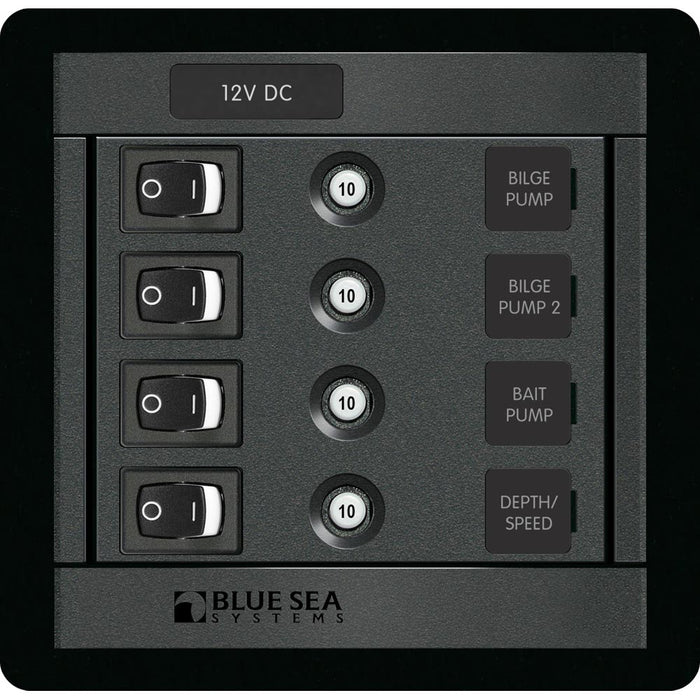 Blue Sea 1455 4 Position Switch CLB Square
