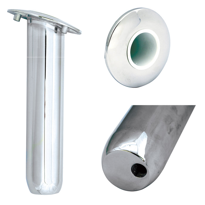 Tigress Blind Mount Round Head Closed Base Rod Holder - 30 - 9"