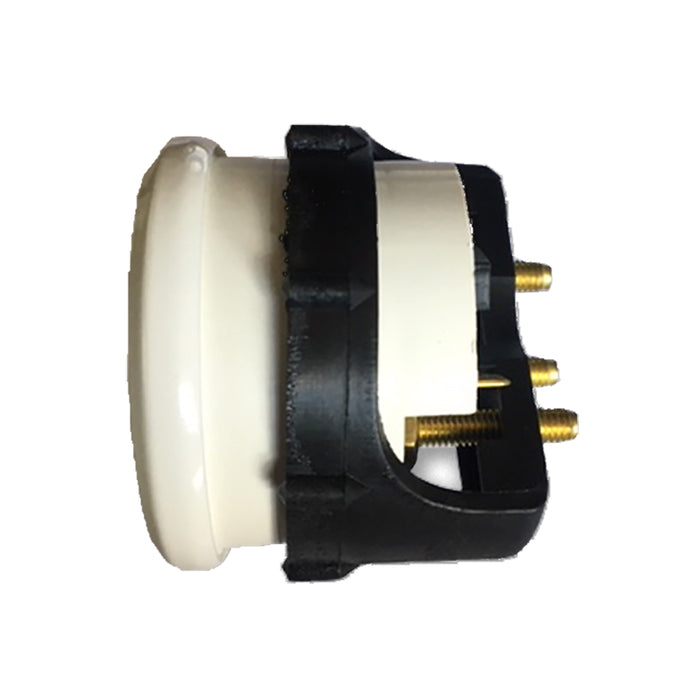 Faria Dress White 2" Cylinder Head Temperature Gauge (60 - 220 F)