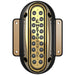 Metro Marine High-Output Vertical Surface Mount Light w/Intelligent Monochromatic LED's - Green, 90 Beam