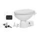 Jabsco Quiet Flush E2 Fresh Water Toilet Regular Bowl - 24V  Soft Close Lid