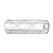 Trident Marine 5/8" x 50' Clear Reinforced PVC Hose Tubing Red & Blue Tracer