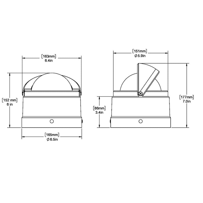 Ritchie DNB-200 Navigator Compass - Binnacle Mount - Black