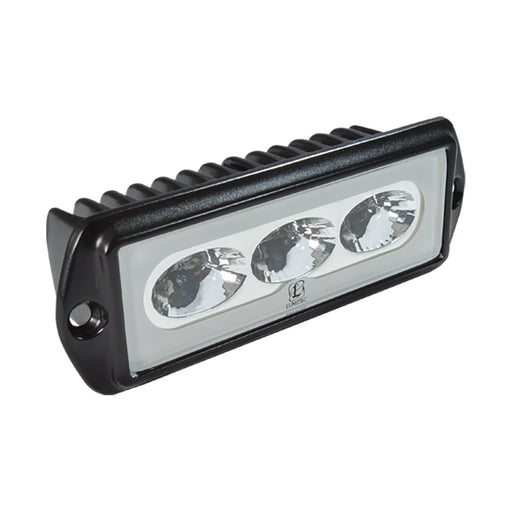 Lumitec CapriLT Flush Mount LED Flood Light - White Non-Dimming - Black Housing