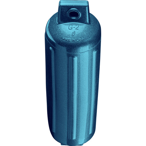 Polyform G-2 Twin Eye Fender 4.5" x 15.5" - Metallic Blue