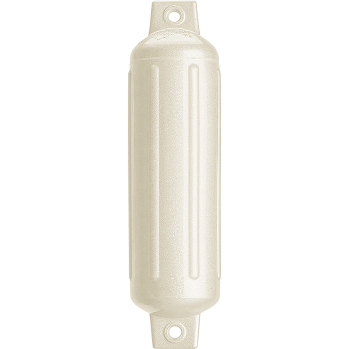 Polyform G-2 Twin Eye Fender 4.5" x 15.5" - Metallic White