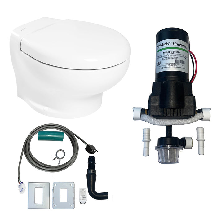 Thetford Nano Eco Compact Toilet Raw Water Kit w/Inlet Pump - 24V