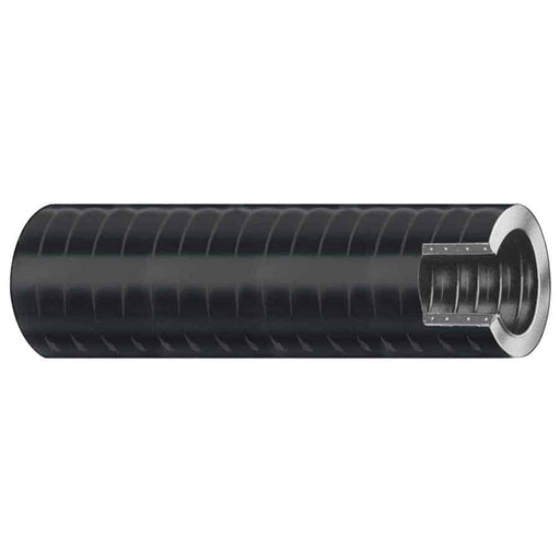 Trident Marine 1-1/4" x 50' Box VAC XHD Bilge & Live Well Hose Black - Soft Plasticizer Wall