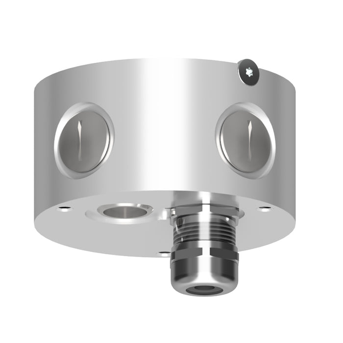 Lopolight Double Stern Light - 2nm w/Connector & Alu-Base - Silver