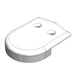 TACO 2" Rub Rail End Cap - White