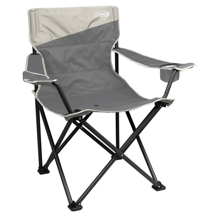 Coleman Big & Tall Quad Camping Chair - Grey
