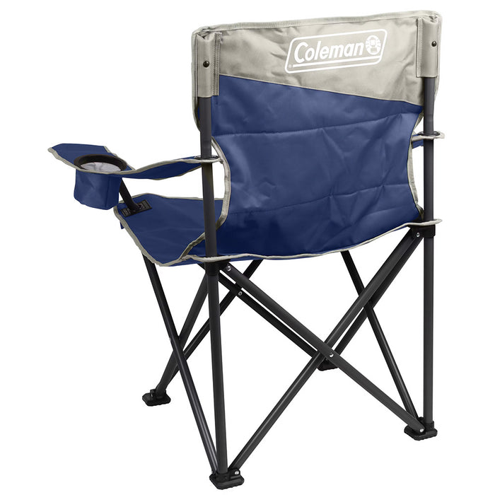 Coleman Big & Tall Quad Camping Chair - Skyfall Blue