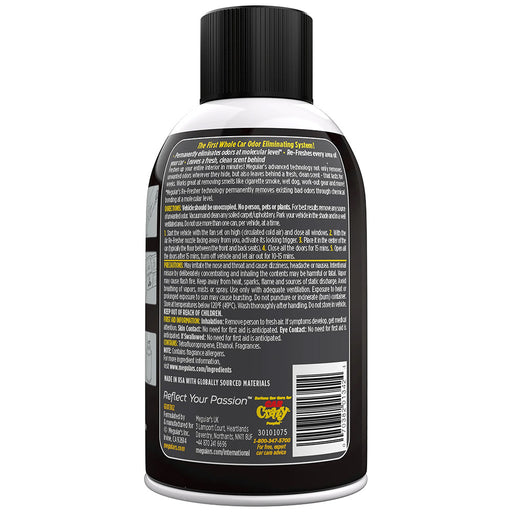 Meguiar's Whole Car Air Refresher Odor Eliminator - Black Chrome Scent