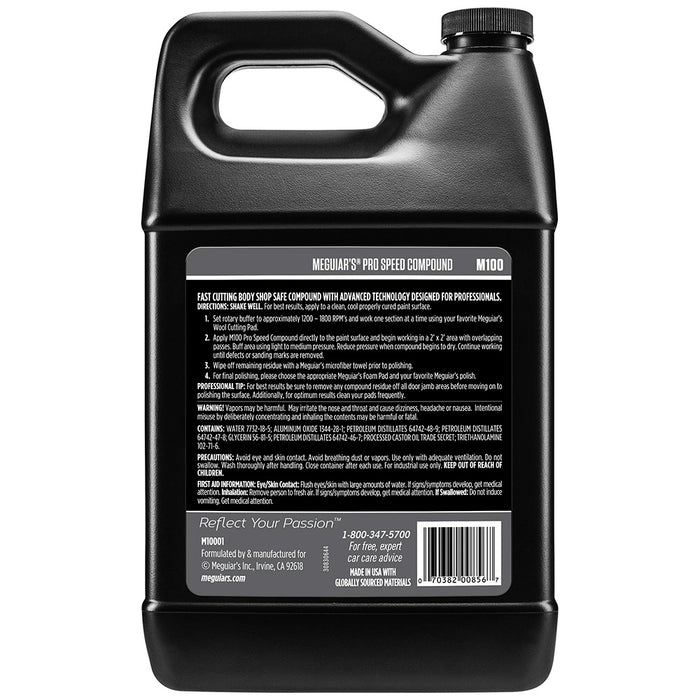 Meguiar's Pro Speed Compound - 1 Gallon