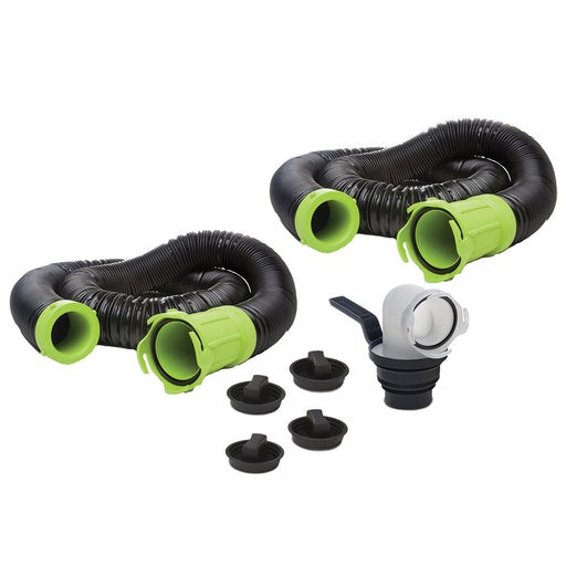 Thetford Titan Premium 20' Sewer Hose Kit w/Universal Bayonet Connection & 5-in-1 Sewer Adapter w/Handle