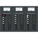 Blue Sea 8084 AC Main +6 Positions/DC Main +15 Positions Toggle Circuit Breaker Panel - White Switches