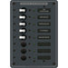 Blue Sea 8159 AC 8 Position 230v (European) Breaker Panel (White Switches)