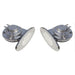 Schmitt Marine Mini Stainless Steel Dual Drop-In Horn w/Stainless Steel Grills High & Low Pitch
