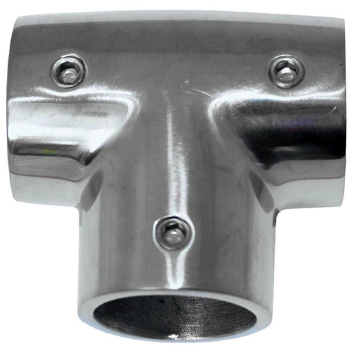 Whitecap 1" O.D. 90 SS Tee Rail Fitting