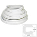 TACO Flexible Vinyl Trim - " Opening x "W x 25'L - White