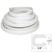 TACO Flexible Vinyl Trim - " Opening x "W x 25'L - White