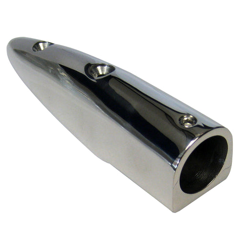 Whitecap 5-1/2 Rail End (End-In) - 316 Stainless Steel - 7/8" Tube O.D.