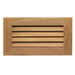 Whitecap Teak Louvered Insert - 6-3/8" x 11-3/16" x 3/4"