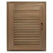 Whitecap Teak Louvered Door & Frame - Right Hand - 15" x 20"