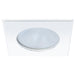 Quick Blake XP Downlight LED -  4W, IP66, Screw Mounted - Square White Bezel, Round Warm White Light