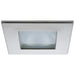 Quick Marina XP Downlight LED - 4W, IP66, Screw Mounted - Square Stainless Bezel, Round Daylight Light