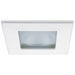 Quick Marina XP Downlight LED - 4W, IP66, Spring Mounted - Square White Bezel, Square Warm White Light