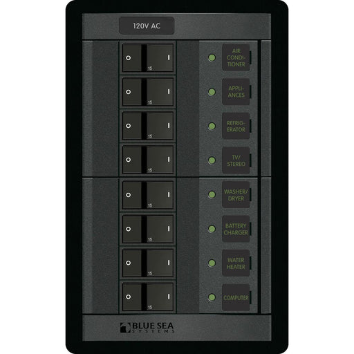Blue Sea 1228 120V AC 8 Position