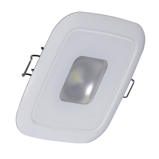 Lumitec Square Mirage Down Light - Spectrum RGBW Dimming - White Bezel