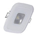 Lumitec Square Mirage Down Light - Warm White Dimming, Hi CRI - White Bezel