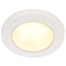 Hella Marine EuroLED 75 3" Round Screw Mount Down Light - Warm White LED - White Plastic Rim - 24V