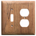 Whitecap Teak Toggle Switch/Duplex/Receptacle Cover Plate