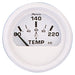 Faria Dress White 2" Cylinder Head Temperature Gauge (60 - 220 F)