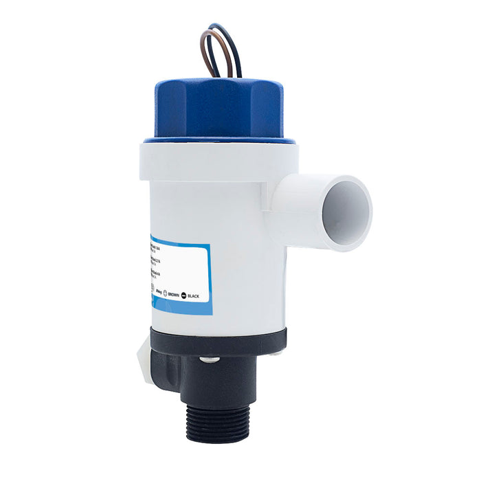 Albin Group Twinport Aerator Pump - 1100 GPH - 12V