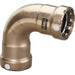 Viega MegaPress 3/4" 90 Copper Nickel Elbow - Double Press Connection - Smart Connect Technology