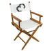 Whitecap Director's Chair w/Sail Cloth Seating - Teak