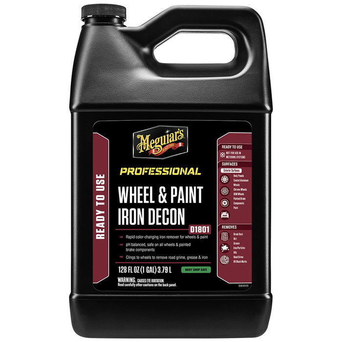 Meguiar's Wheel & Paint Iron DECON - Pro-Strength Iron Remover - 1 Gallon