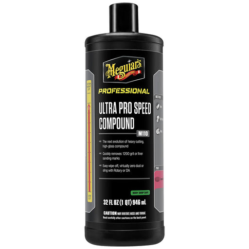 Meguiar's Mirror Glaze Ultra Pro Speed Compound - Heavy Cut, High Gloss - 32oz