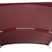 SureShade Power Bimini - Clear Anodized Frame - Burgandy Fabric