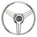 Uflex V27 13.8" Steering Wheel - Stainless Steel Grip & Spokes